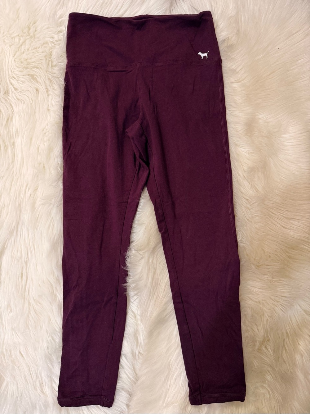 PINK Victoria's Secret Deep Burgundy High-Rise Leggings